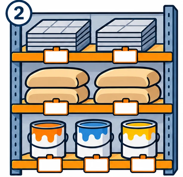 Comparing prices for materials at a store